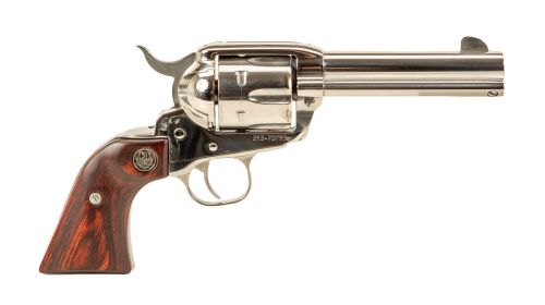 Used Ruger New Vaquero .357 Magnum, Stainless Steel/ Wood, Factory Box